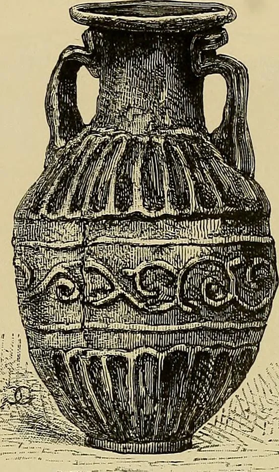 An illustration from Histoire de la verrerie et de l'émaillerie, 1886, leaf 47
