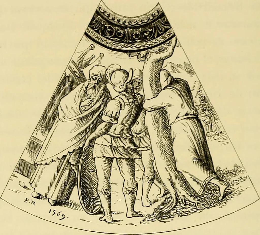An illustration from Histoire de la verrerie et de l'émaillerie, 1886, leaf 504