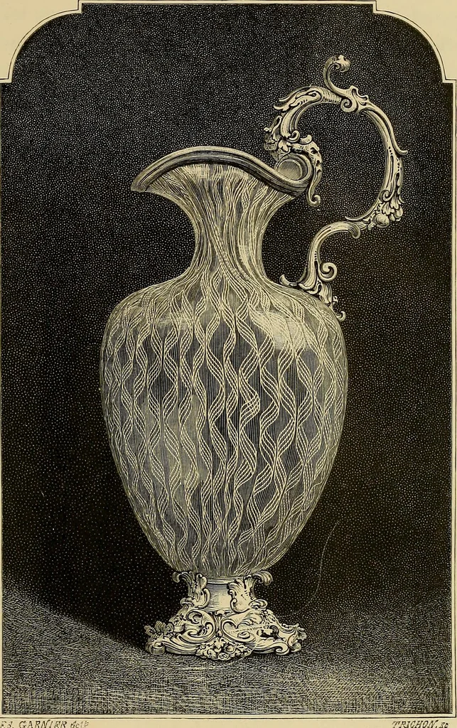 An illustration from Histoire de la verrerie et de l'émaillerie, 1886, leaf 51