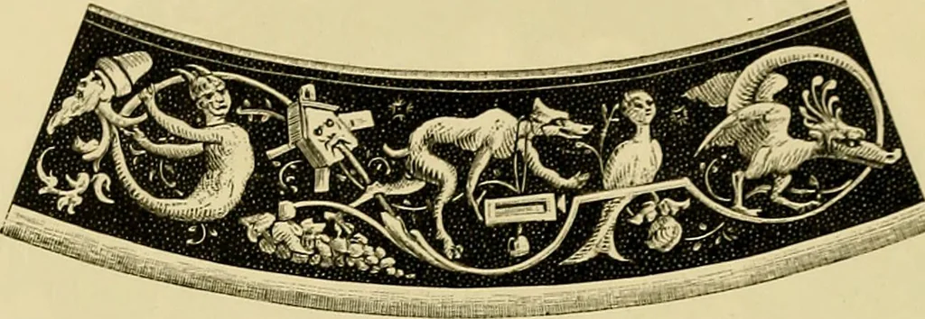 An illustration from Histoire de la verrerie et de l'émaillerie, 1886, leaf 524