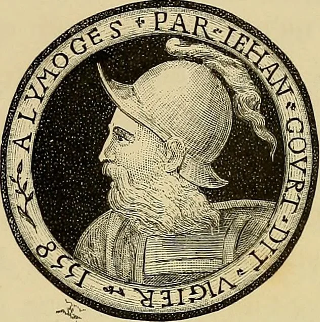 An illustration from Histoire de la verrerie et de l'émaillerie, 1886, leaf 531