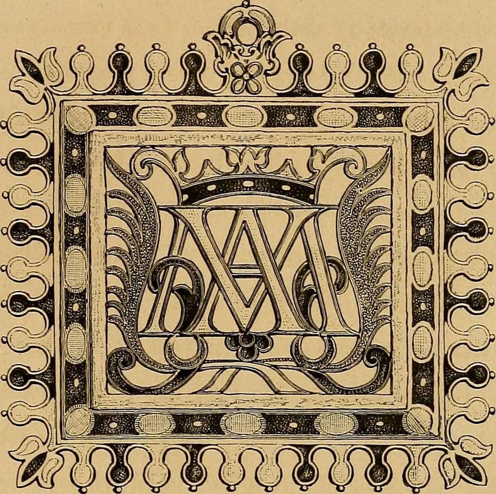 An illustration from Histoire de la verrerie et de l'émaillerie, 1886, leaf 569