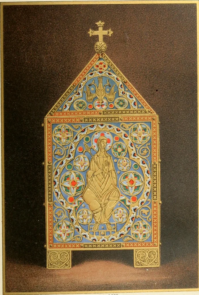 An illustration from Histoire de la verrerie et de l'émaillerie, 1886, leaf 105