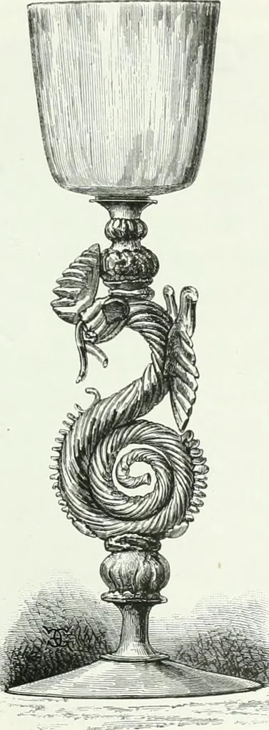 An illustration from Histoire de la verrerie et de l'émaillerie, 1886, leaf 111
