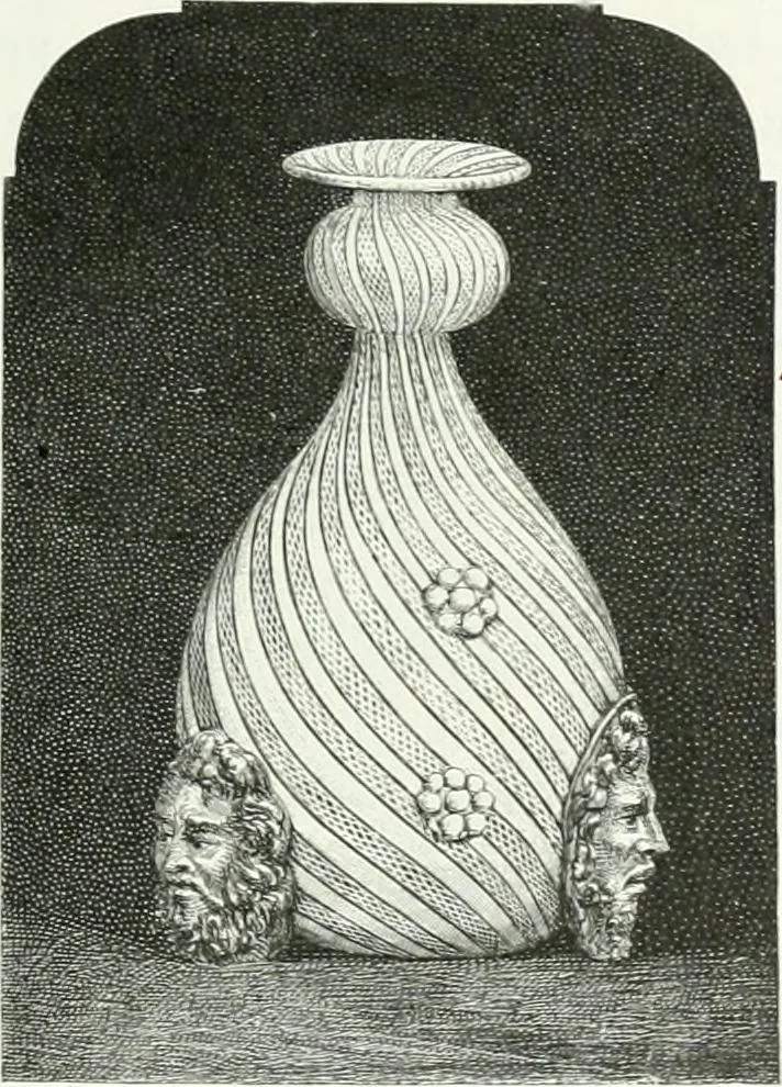 An illustration from Histoire de la verrerie et de l'émaillerie, 1886, leaf 123