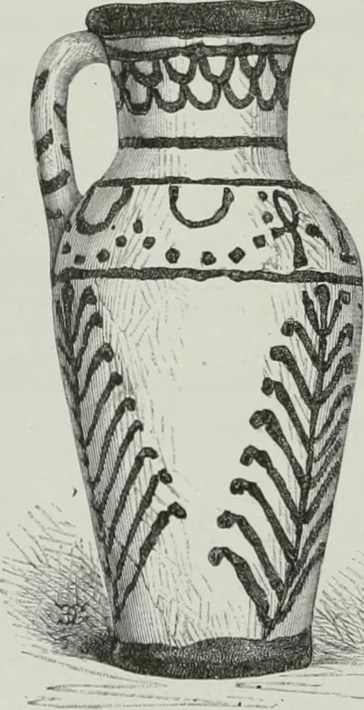 An illustration from Histoire de la verrerie et de l'émaillerie, 1886, leaf 20