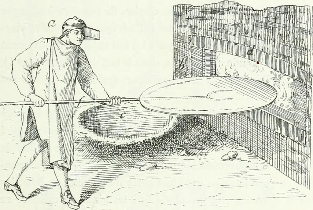 An illustration from Histoire de la verrerie et de l'émaillerie, 1886, leaf 235