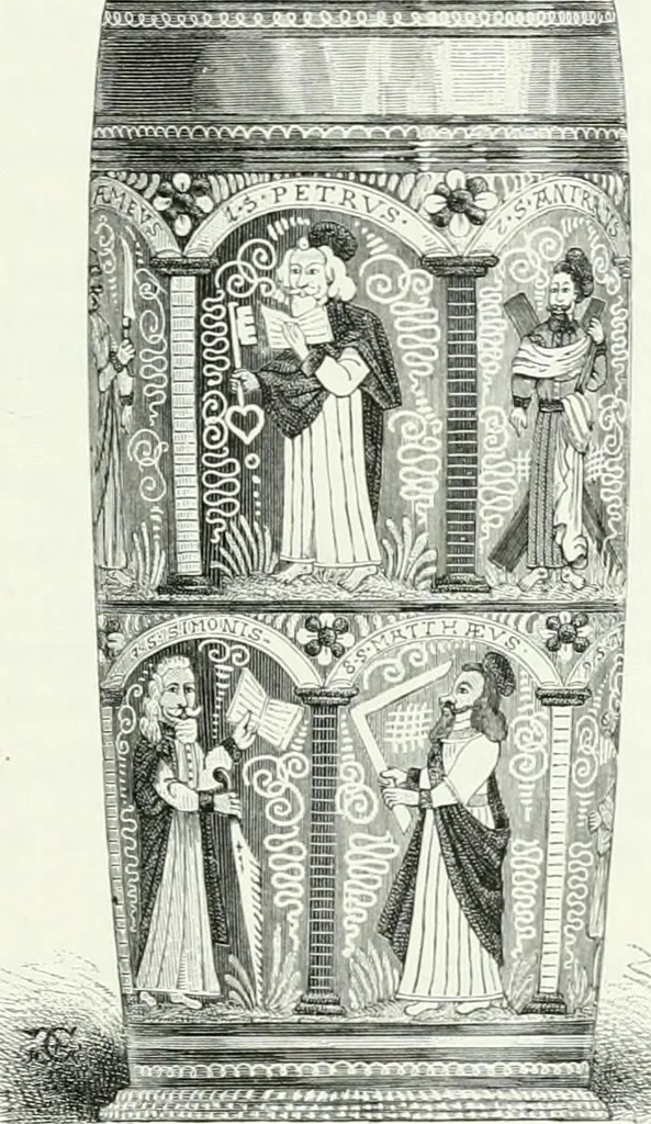 An illustration from Histoire de la verrerie et de l'émaillerie, 1886, leaf 281