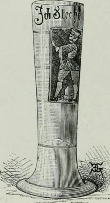 An illustration from Histoire de la verrerie et de l'émaillerie, 1886, leaf 290