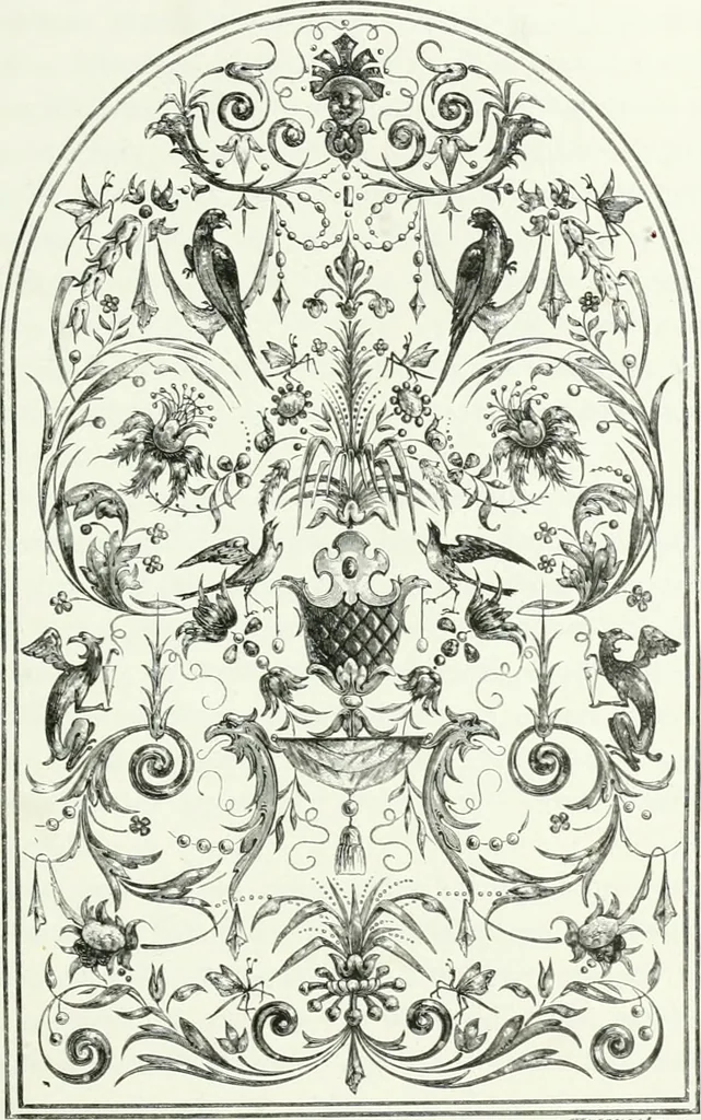 An illustration from Histoire de la verrerie et de l'émaillerie, 1886, leaf 321