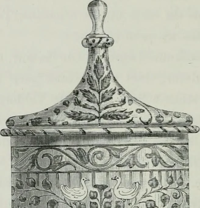 An illustration from Histoire de la verrerie et de l'émaillerie, 1886, leaf 340