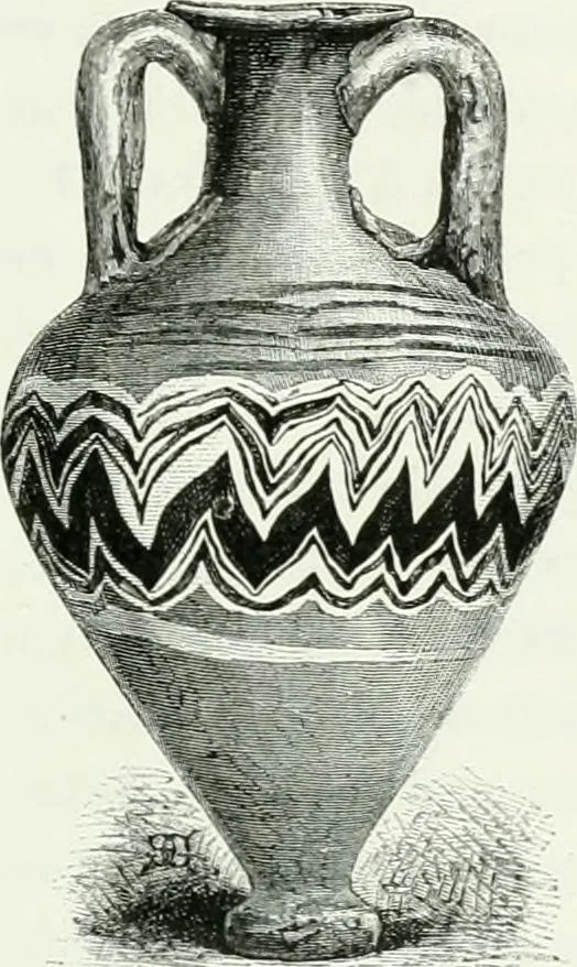 An illustration from Histoire de la verrerie et de l'émaillerie, 1886, leaf 37