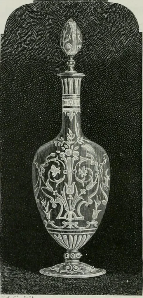 An illustration from Histoire de la verrerie et de l'émaillerie, 1886, leaf 370