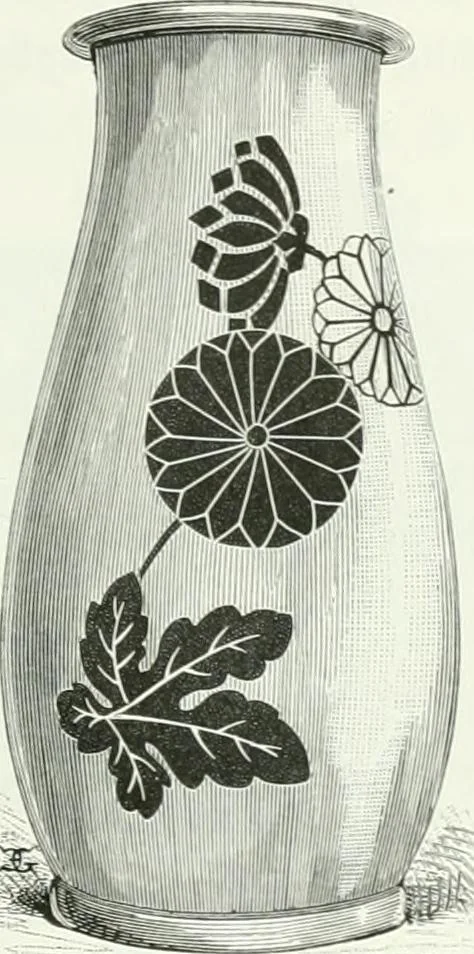 An illustration from Histoire de la verrerie et de l'émaillerie, 1886, leaf 371