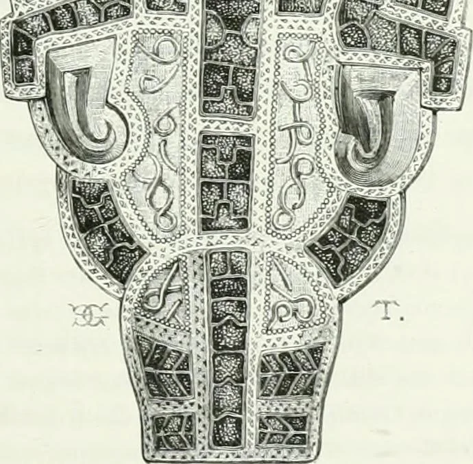 An illustration from Histoire de la verrerie et de l'émaillerie, 1886, leaf 399
