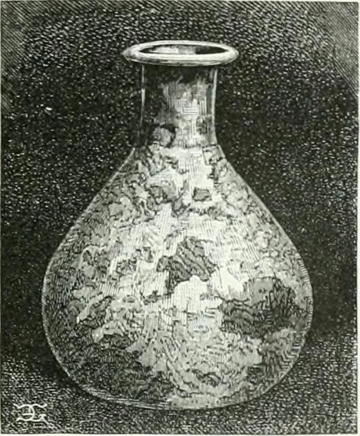 An illustration from Histoire de la verrerie et de l'émaillerie, 1886, leaf 47