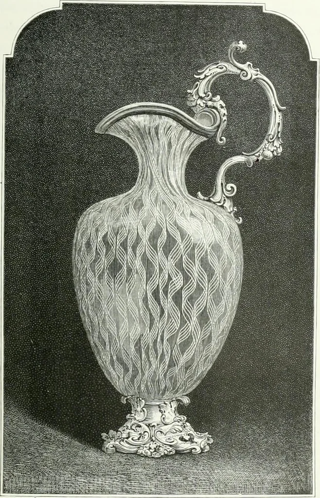 An illustration from Histoire de la verrerie et de l'émaillerie, 1886, leaf 49