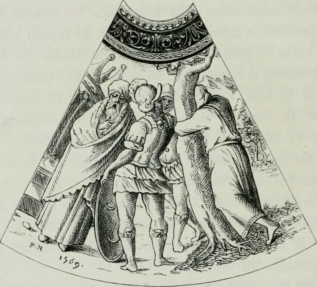 An illustration from Histoire de la verrerie et de l'émaillerie, 1886, leaf 502