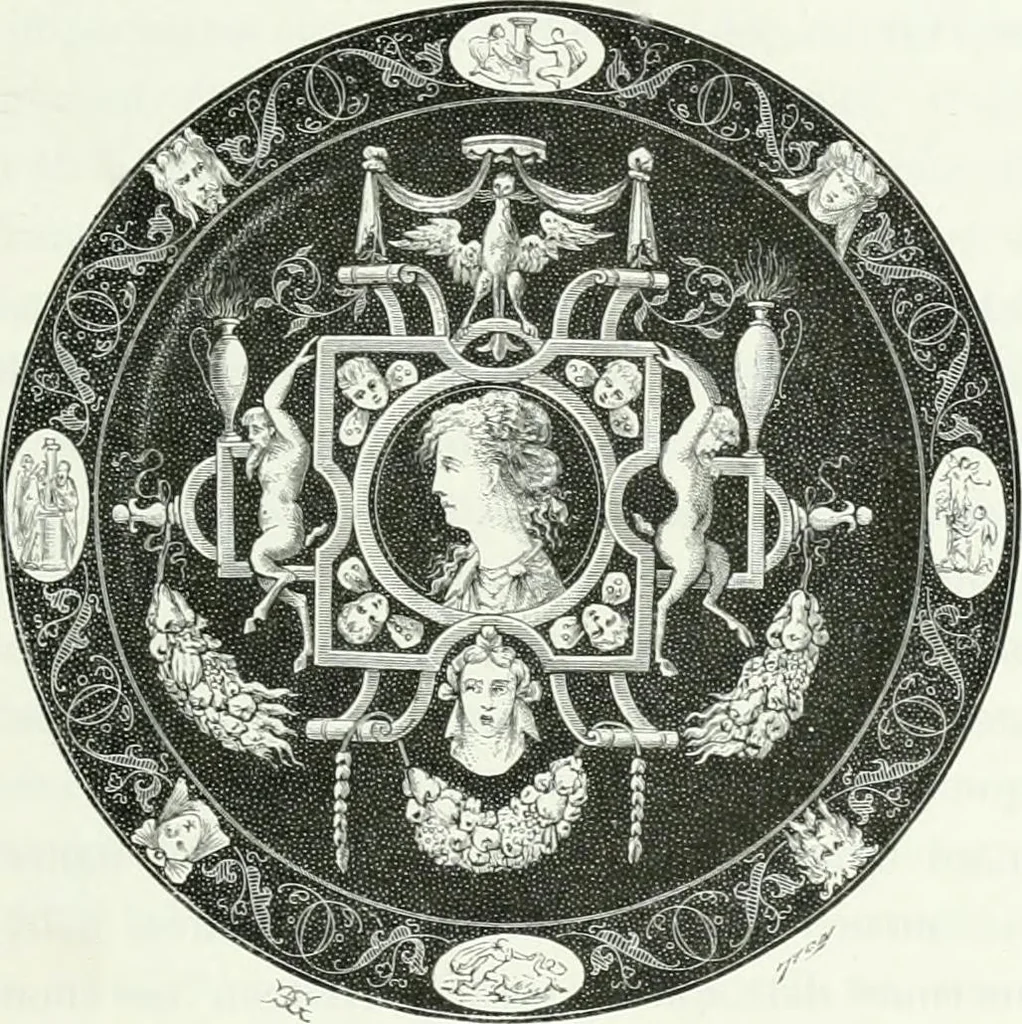 An illustration from Histoire de la verrerie et de l'émaillerie, 1886, leaf 509