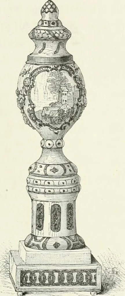 An illustration from Histoire de la verrerie et de l'émaillerie, 1886, leaf 571