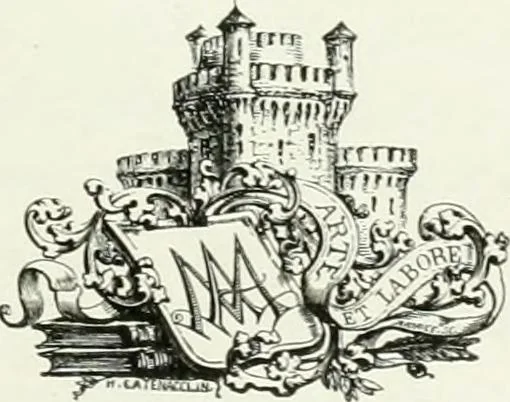 An illustration from Histoire de la verrerie et de l'émaillerie, 1886, leaf 9