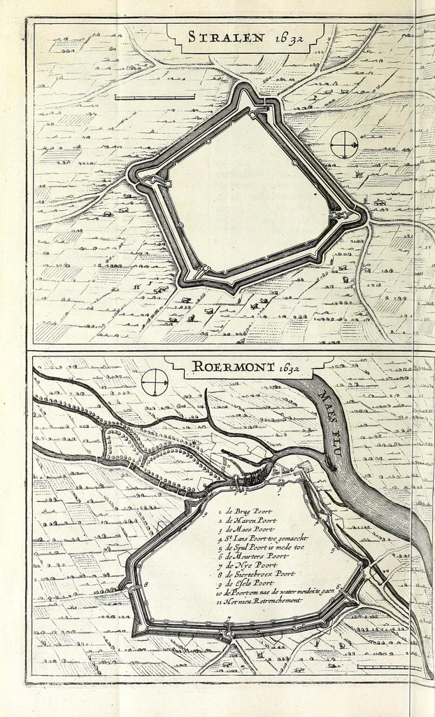 An illustration from Histoire de la vie & actes memorables de Frederic Henry de Nassau prince d'Orange, 1656, leaf 214