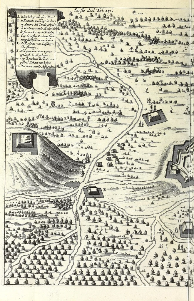 An illustration from Histoire de la vie & actes memorables de Frederic Henry de Nassau prince d'Orange, 1656, leaf 396