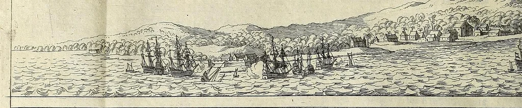 An illustration from Histoire de la vie & actes memorables de Frederic Henry de Nassau prince d'Orange, 1656, leaf 594