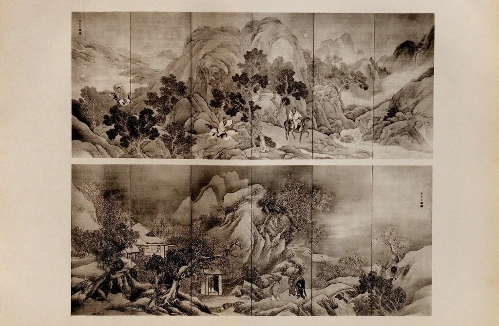 An illustration from Histoire de la̕rt du Japon, 1900, leaf 465