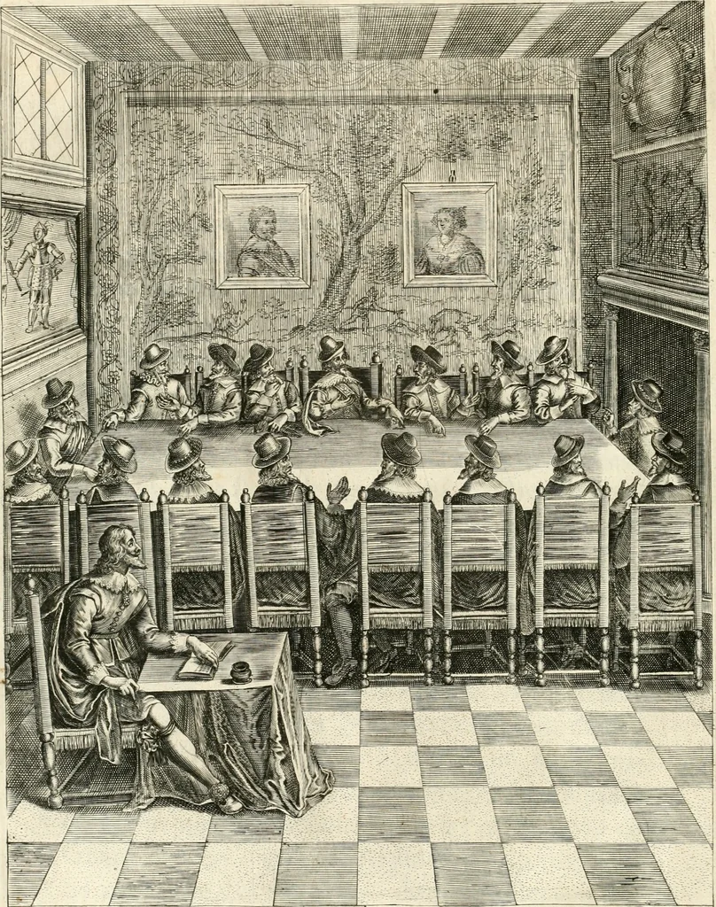 An illustration from Histoire de l'entree de la reyne mere du roy tres-chrestien dans les Provinces Vnies des Pays-Bas : enrichie de planches, 1639, leaf 111