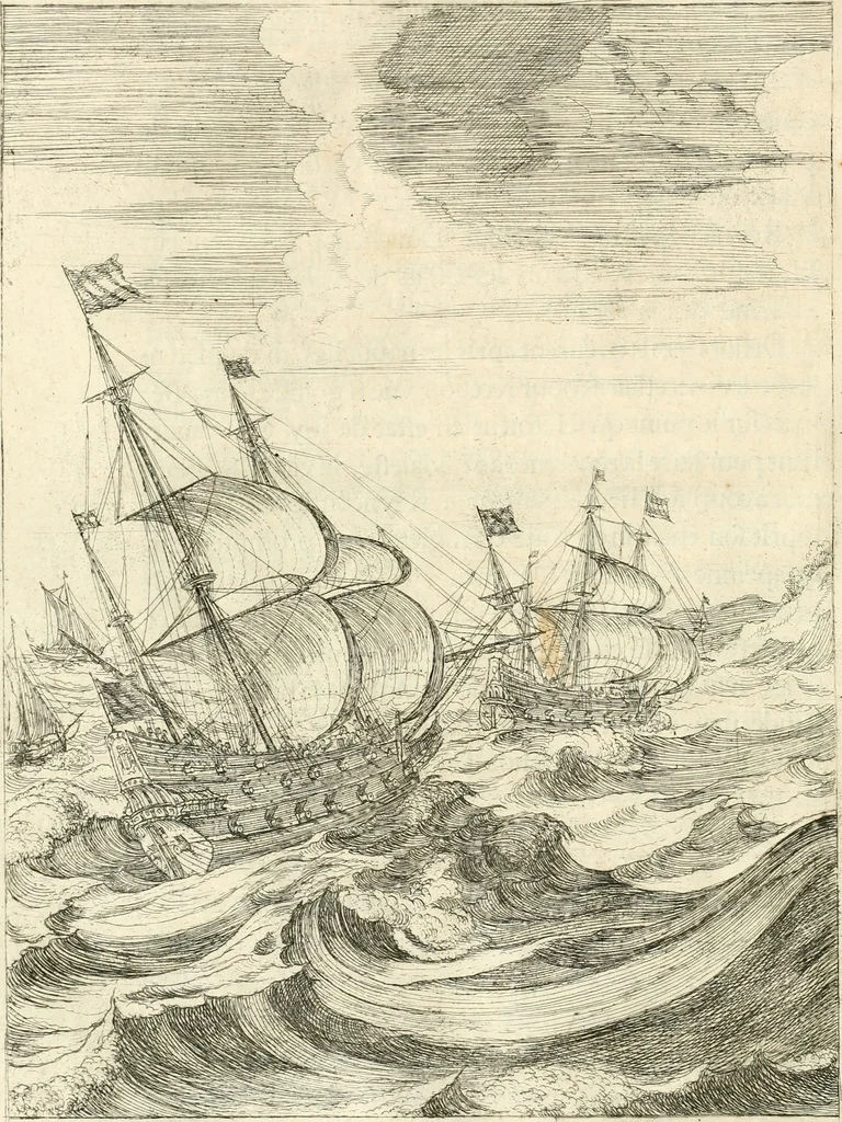 An illustration from Histoire de l'entree de la reyne mere du roy tres-chrestien dans les Provinces Vnies des Pays-Bas : enrichie de planches, 1639, leaf 139