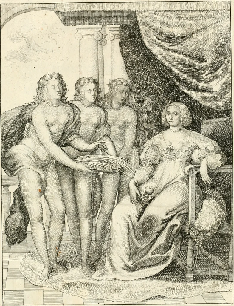 An illustration from Histoire de l'entree de la reyne mere du roy tres-chrestien dans les Provinces Vnies des Pays-Bas : enrichie de planches, 1639, leaf 19