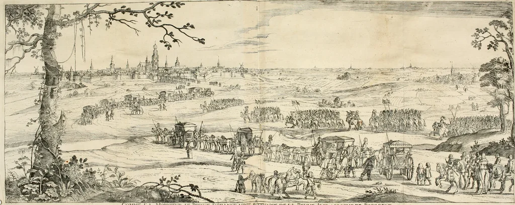 An illustration from Histoire de l'entree de la reyne mere du roy tres-chrestien dans les Provinces Vnies des Pays-Bas : enrichie de planches, 1639, leaf 30