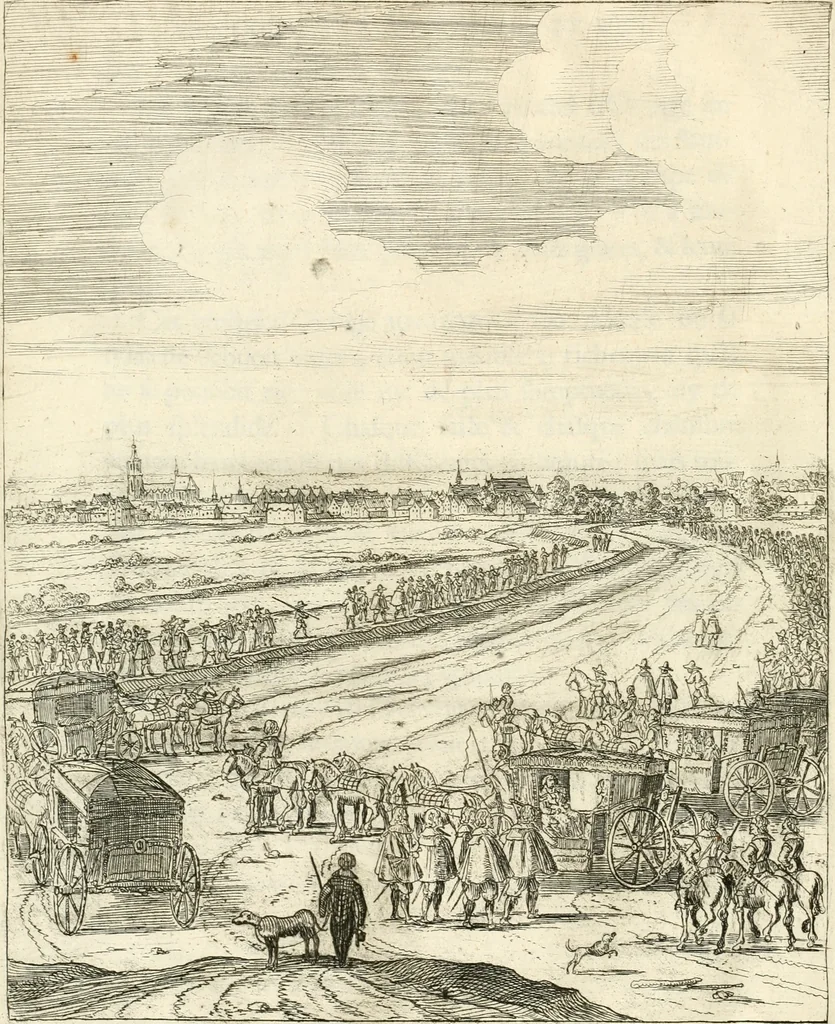 An illustration from Histoire de l'entree de la reyne mere du roy tres-chrestien dans les Provinces Vnies des Pays-Bas : enrichie de planches, 1639, leaf 71