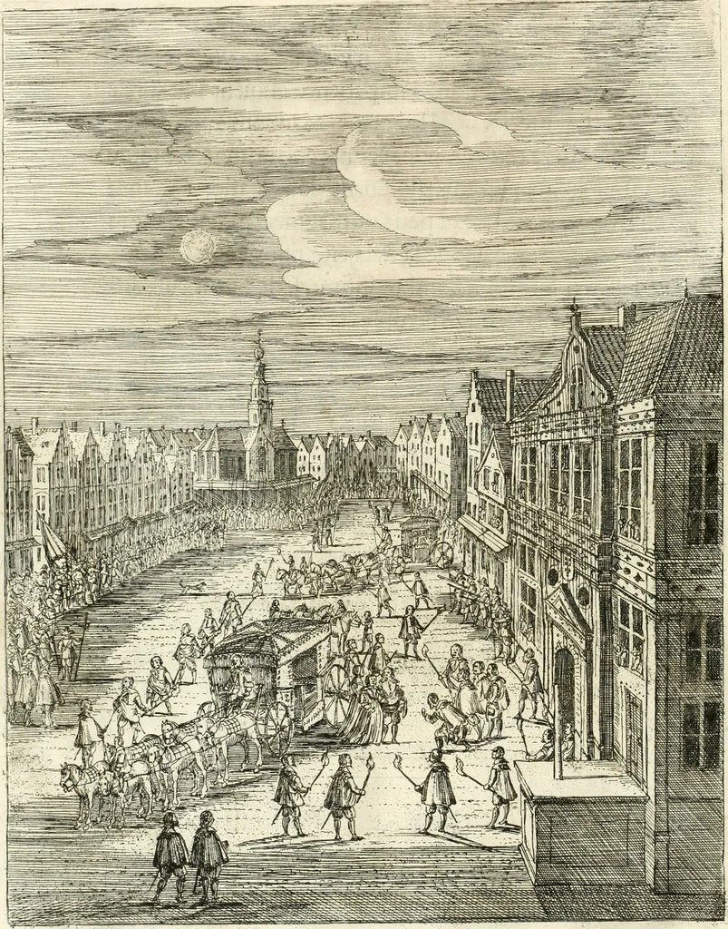 An illustration from Histoire de l'entree de la reyne mere du roy tres-chrestien dans les Provinces Vnies des Pays-Bas : enrichie de planches, 1639, leaf 81