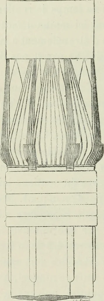 An illustration from Histoire de l'ordre lotiforme; étude d'archéologie égyptienne, 1897, leaf 108