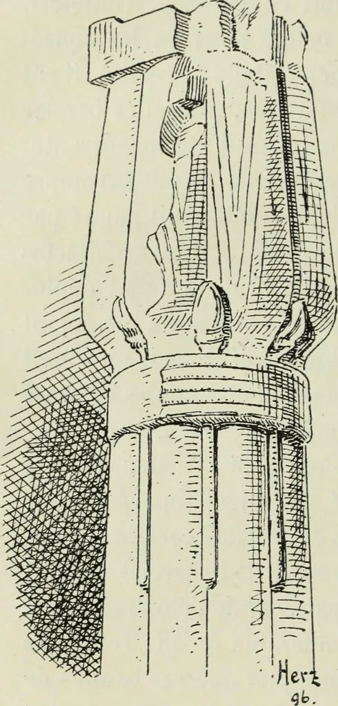 An illustration from Histoire de l'ordre lotiforme; étude d'archéologie égyptienne, 1897, leaf 118