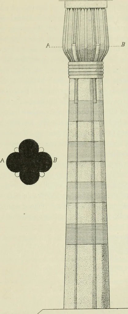 An illustration from Histoire de l'ordre lotiforme; étude d'archéologie égyptienne, 1897, leaf 139