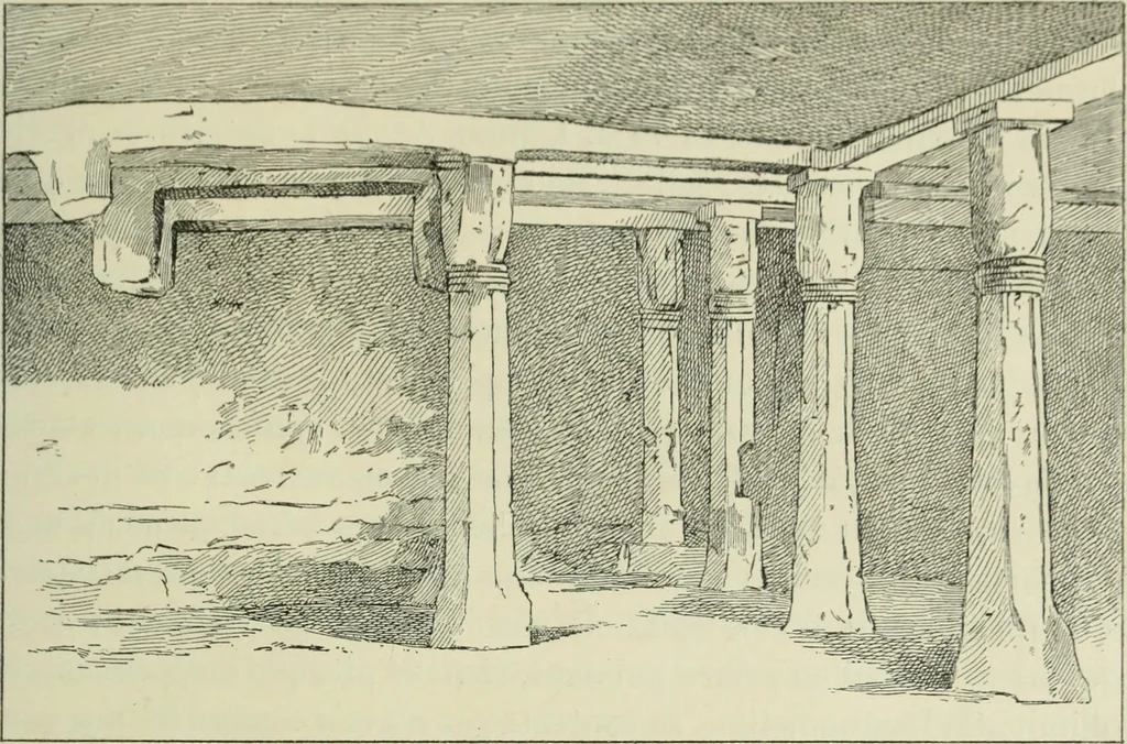 An illustration from Histoire de l'ordre lotiforme; étude d'archéologie égyptienne, 1897, leaf 145