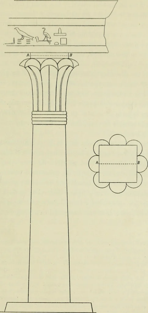 An illustration from Histoire de l'ordre lotiforme; étude d'archéologie égyptienne, 1897, leaf 165