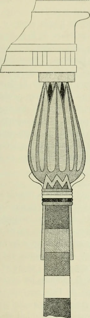 An illustration from Histoire de l'ordre lotiforme; étude d'archéologie égyptienne, 1897, leaf 175