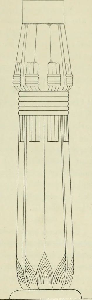 An illustration from Histoire de l'ordre lotiforme; étude d'archéologie égyptienne, 1897, leaf 221