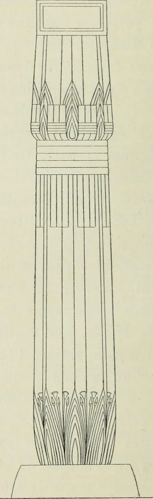 An illustration from Histoire de l'ordre lotiforme; étude d'archéologie égyptienne, 1897, leaf 232