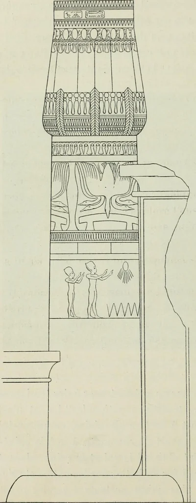 An illustration from Histoire de l'ordre lotiforme; étude d'archéologie égyptienne, 1897, leaf 240