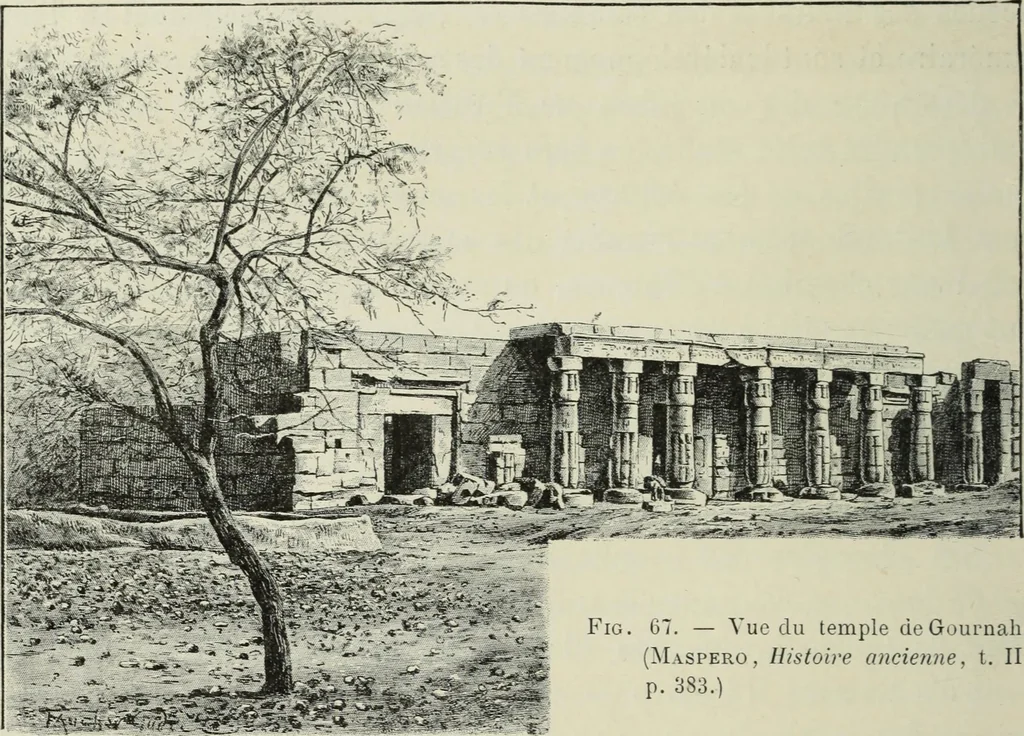 An illustration from Histoire de l'ordre lotiforme; étude d'archéologie égyptienne, 1897, leaf 260
