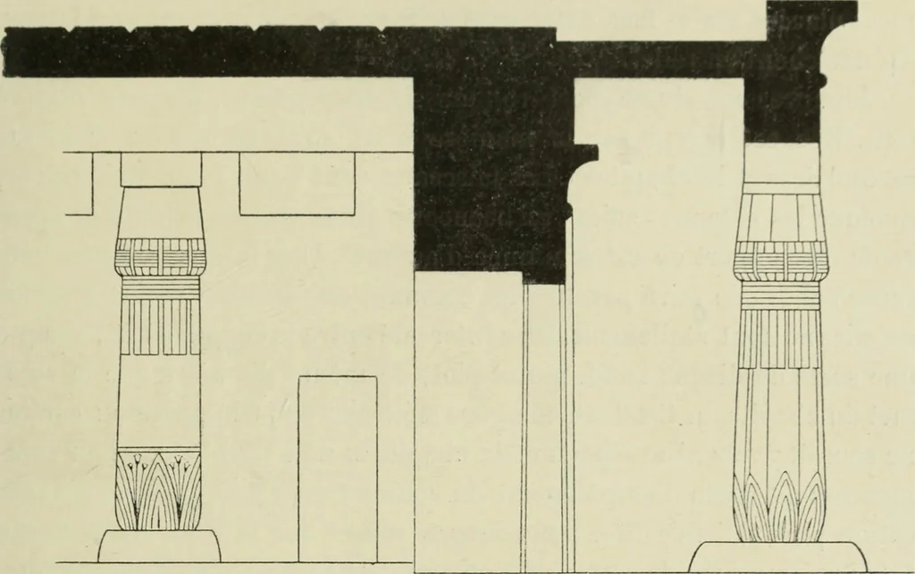 An illustration from Histoire de l'ordre lotiforme; étude d'archéologie égyptienne, 1897, leaf 261