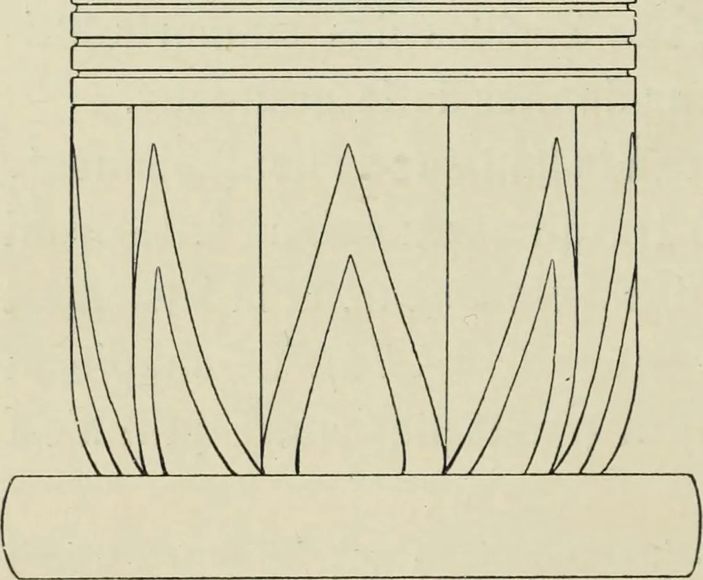 An illustration from Histoire de l'ordre lotiforme; étude d'archéologie égyptienne, 1897, leaf 286