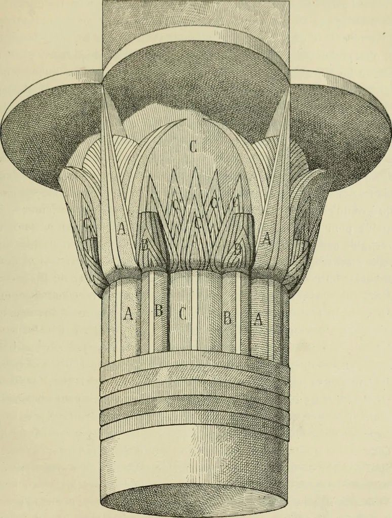 An illustration from Histoire de l'ordre lotiforme; étude d'archéologie égyptienne, 1897, leaf 289