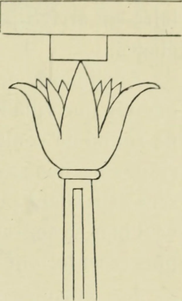 An illustration from Histoire de l'ordre lotiforme; étude d'archéologie égyptienne, 1897, leaf 37