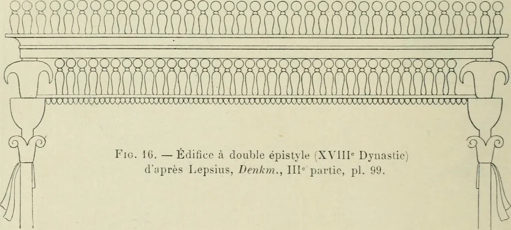 An illustration from Histoire de l'ordre lotiforme; étude d'archéologie égyptienne, 1897, leaf 40